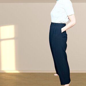 Vintage Lauren Ralph Lauren 100% Wool Slacks | Pleated | Cuffed | High-Waisted